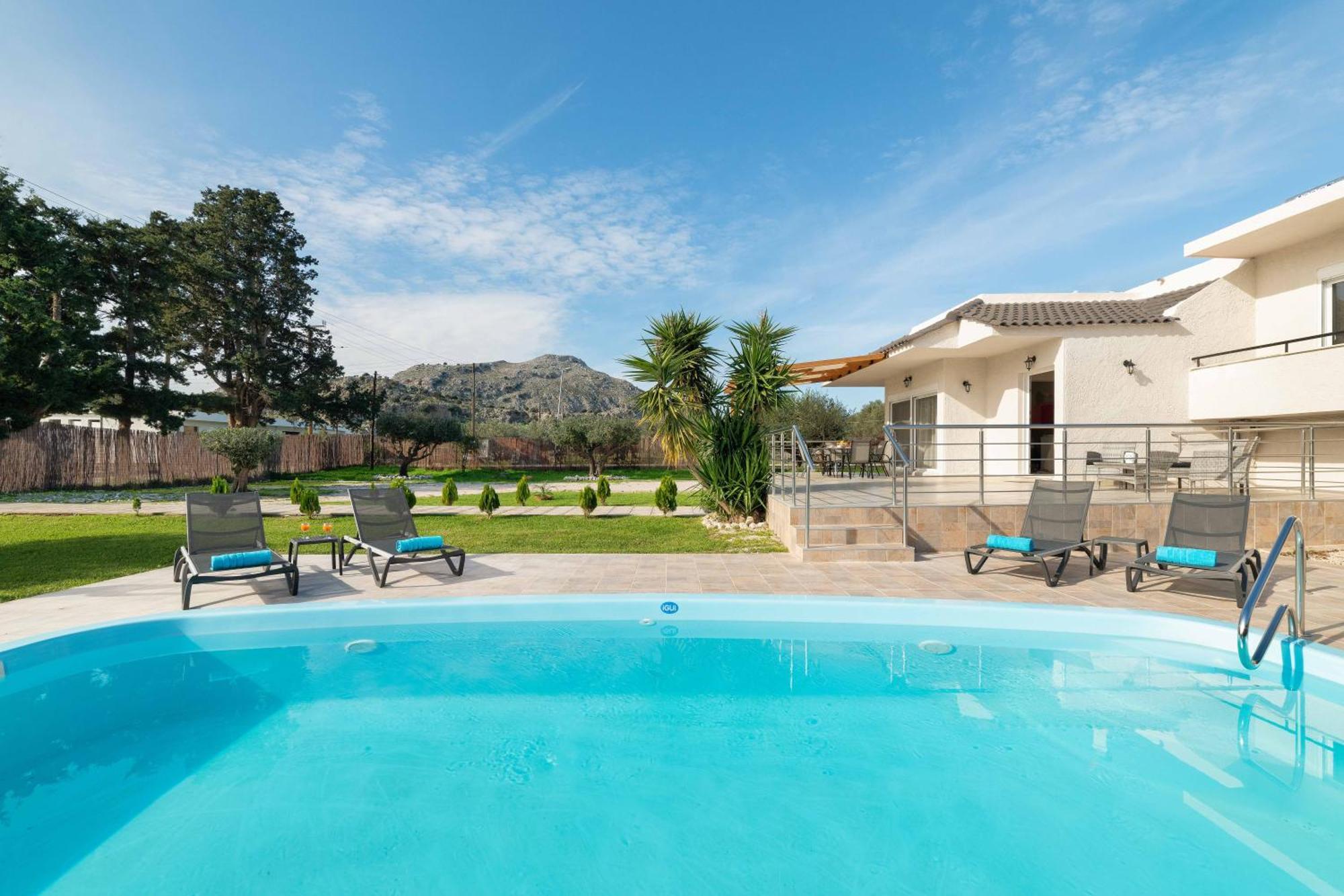 Sugar View Villa In Kolymbia Dış mekan fotoğraf